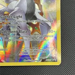 Pokemon Arceus XY83 XY 2015 120 HP Basic Judgment Blast Full Art Holo Promo - Image 5