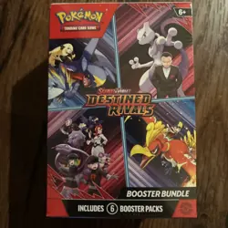 Destined Rivals Pokemon TCG Booster Bundle New Factory Sealed (6 Packs) S & V - Image 1