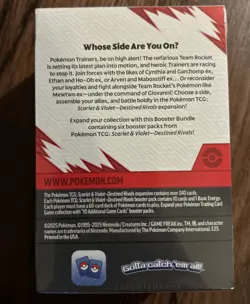 Destined Rivals Pokemon TCG Booster Bundle New Factory Sealed (6 Packs) S & V - Image 2