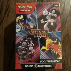Destined Rivals Pokemon TCG Booster Bundle New Factory Sealed (6 Packs) S & V - Image 3