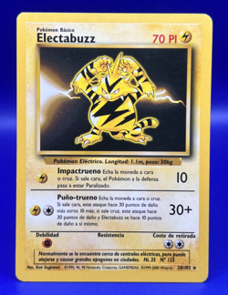 Pokemon Card Base Set Unlimited Rare Electabuzz 20/102 LP+ - Image 1