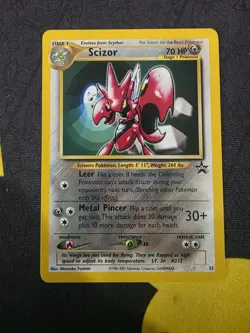 Pokemon Scizor Black Star Promo #33 WOTC Vintage - Image 1