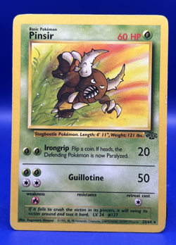 1999 Pokemon Jungle Pinsir 25/64 Unlimited Rare WOTC LP- - Image 1