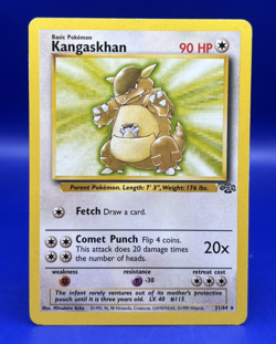 1999 Pokemon Jungle Kangaskhan 21/64 Rare Non Holo LP - Image 1