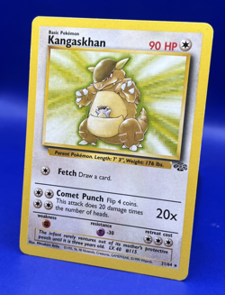1999 Pokemon Jungle Kangaskhan 21/64 Rare Non Holo LP - Image 2