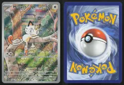 Meowth 106/094 Illustration Rare Phantasmal Flames Pokemon English NM - Image 3