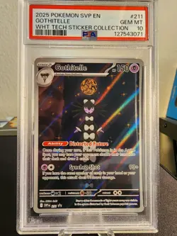 2025 POKEMON SVP EN-SV BLACK STAR PROMO #211 GOTHITELLE PSA 10 - Image 1