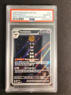 2025 POKEMON SVP EN-SV BLACK STAR PROMO #211 GOTHITELLE PSA 10 - Image 2