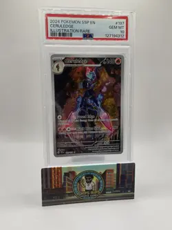 Pokemon TCG Ceruledge Illustration Rare Surging Sparks 197/191 PSA 10 Gem Mint - Image 1