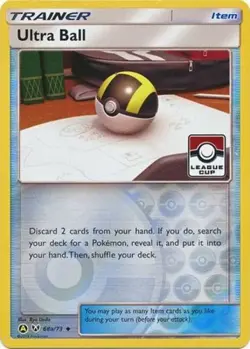 1x Ultra Ball - 68a/73 - League Cup Promo Moderately Played Pokemon Organized Pl - Image 1