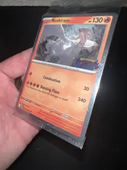 Pokemon TCG Phantasmal Flames Reshiram Black Star Promo 017/094 SEALED - NM - Image 4