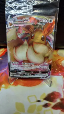 2021 Evee VMAX SWSH087 Full Art Promo Pokemon TCG Shining Fates Sealed - Image 1