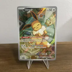 Eevee (Promo #173) ILLUSTRATION FULL ART HOLO - Pokemon Prismatic Evolutions - Image 1