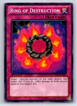 Ring of Destruction (Starfoil) Starfoil Rare Battle Pack: Epic Dawn BP01-EN050 L - Image 1