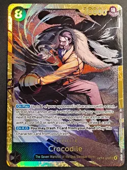 Crocodile OP14-120 SEC Foil Textured NM English - Image 1