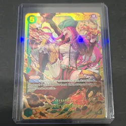 Namco One Piece CCG Jewelry Bonney Blocker Foil OP12-118 Legacy Secret Rare 6000 - Image 1