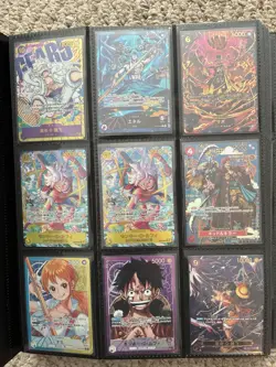 Japanese And Chinese One Piece Cards Binder With Extra - Image 1