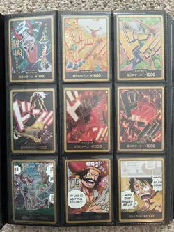 Japanese And Chinese One Piece Cards Binder With Extra - Image 4