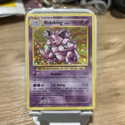 Nidoking Pokemon Card XY Evolutions 45/108 Holo Foil Rare Near Mint NM - Image 1