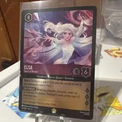 Disney Lorcana TCG Elsa Spirit of Winter Legendary Card #43/204 - Foiled - Image 1