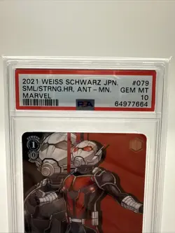 2021 Weiss Schwarz Japanese Ant-Man Marvel PSA 10 Gem Mint #079 - Image 2