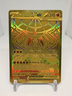 Pokemon - Mega Zygarde ex - Gold Hyper Rare 124/088 - Perfect Order - - Image 1