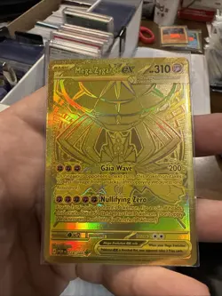 Pokemon Mega Zygarde ex Gold Hyper Rare 124/088 Perfect Order Grade This One. - Image 1