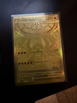Pokemon TCG Mega Zygarde EX 124/088 Gold Mega Hyper Rare Perfect Order - Image 2