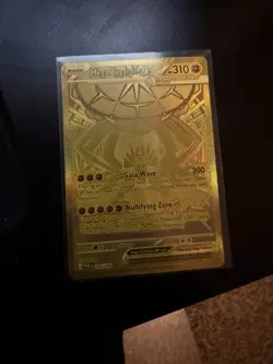 Pokemon TCG Mega Zygarde EX 124/088 Gold Mega Hyper Rare Perfect Order - Image 3