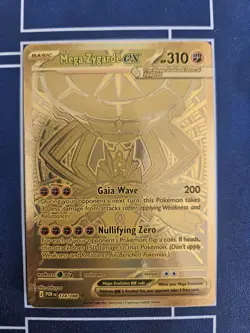 Mega Zygarde Ex 124/088 - Gold Hyper Rare - Pokemon ME03 Perfect Order - Image 1