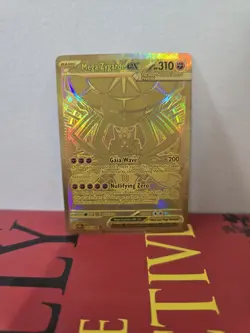 Mega Zygarde EX Gold Hyper Rare 124/088 Pokemon Perfect Order English 2026 - Image 1