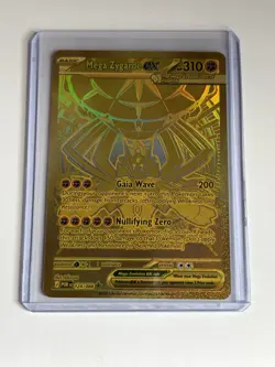 Mega Zygarde EX Gold Hyper Rare 124/088 Pokemon Perfect Order English 2026 - Image 1