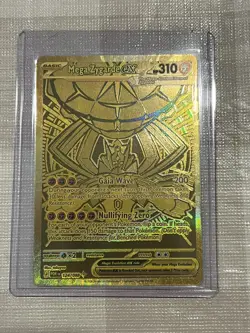Mega Zygarde EX Gold Hyper Rare 124/088 Pokemon Perfect Order English 2026 - Image 2