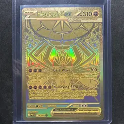 Mega Zygarde EX Gold Hyper Rare 124/088 Pokemon Perfect Order English 2026 - Image 1