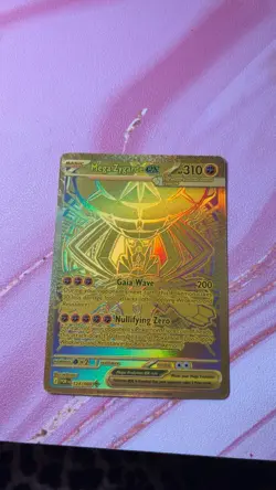 Mega Zygarde EX Gold Hyper Rare 124/088 Pokemon Perfect Order English 2026 - Image 1