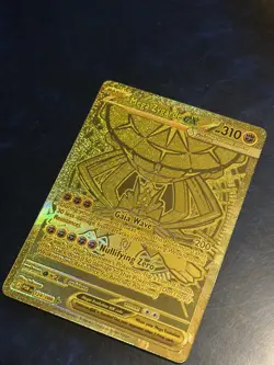 Mega Zygarde EX Gold Hyper Rare 124/088 MINT Condition Pokemon Perfect Order - Image 3