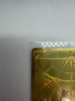 Mega Zygarde EX 124/088 - Gold Hyper Rare - Pokemon Perfect Order *MINT* - Image 4