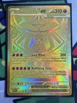 Mega Zygarde ex 124/088 Pokemon TCG Perfect Order Hyper Rare GOLD NM / M - Image 2