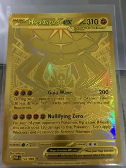 Mega Zygarde EX Gold Hyper Rare 124/088 Pokemon Perfect Order English 2026 M/NM - Image 2