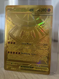 Mega Zygarde EX Gold Hyper Rare 124/088 Pokemon Perfect Order English 2026 M/NM - Image 3