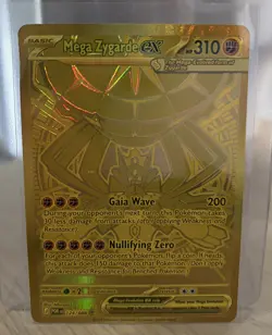 Mega Zygarde EX Gold Hyper Rare 124/088 Pokemon Perfect Order English 2026 M/NM - Image 4