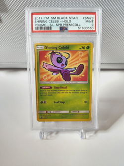 Pokemon Shining Celebi Black Star Promo SM79 Holo – PSA 9 Mint (2017) - Image 1