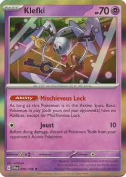 Klefki - 096/198 - Holo Rare NM, English Pokemon Scarlet & Violet Singles - Image 1