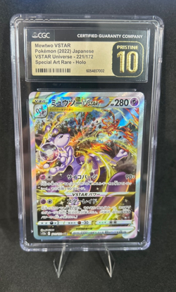 2022 POKEMON JAPANESE VSTAR UNIVERSE 221/172 MEWTWO VSTAR CGC PRISTINE 10 - Image 1