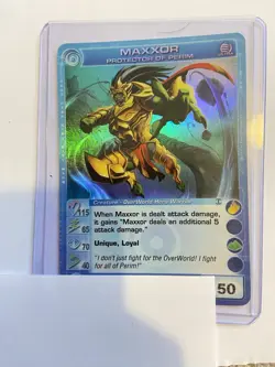 Maxxor Protector of Perim Chaotic Card Ultra Rare 115/65/70/40/50 - Image 1