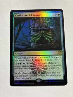 Cauldron of Essence - Secrets of Strixhaven Foil MTG Plus Bonus Card!!! - Image 1