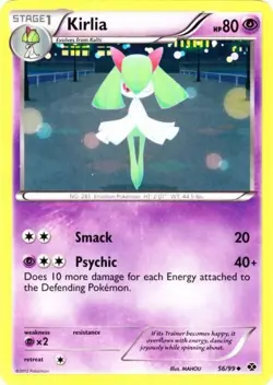 Kirlia - 56/99 - Uncommon NM, English Pokemon Next Destinies - Image 1