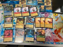 Lorcana 14 Card Playables Lot- Maui, Circle Of Life, And Tiana - Image 1