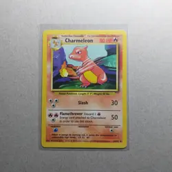 Charmeleon Uncommon 24/102 Base Set Pokemon Card WOTC 1999 - Image 1