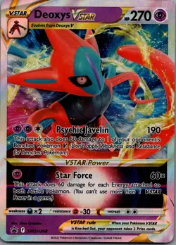 Deoxys VSTAR Promo SWSH: Sword & Shield Promo Cards SWSH268 NM - Image 1